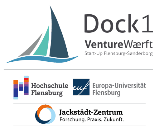 Dock1 VentureWærft · Hochschule Flensburg · Europa-Universität Flensburg · Jackstädt-Zentrum